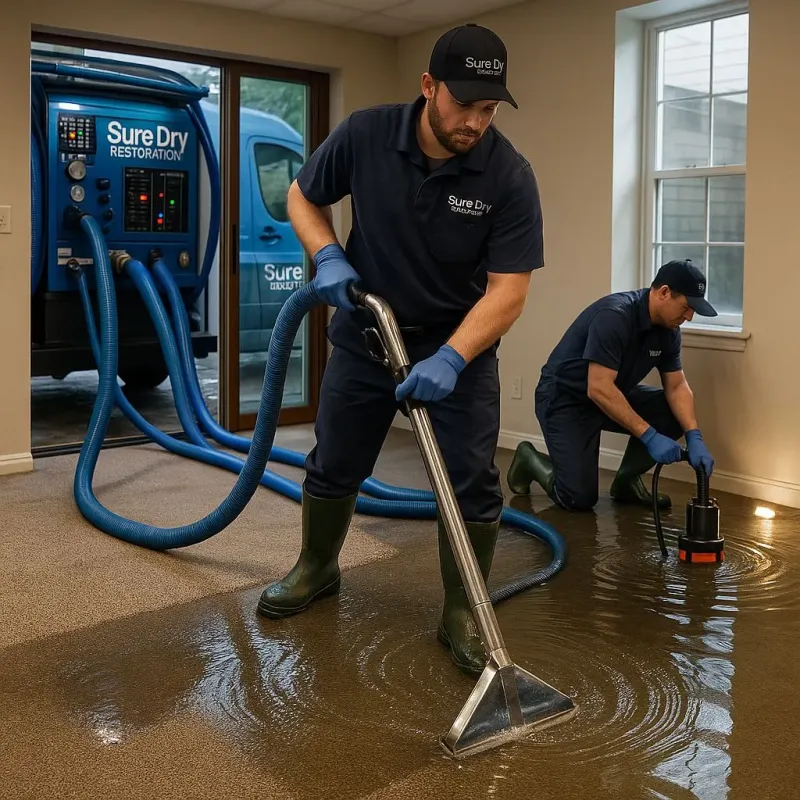 Water Extraction and Removal process in West Elmira, NY